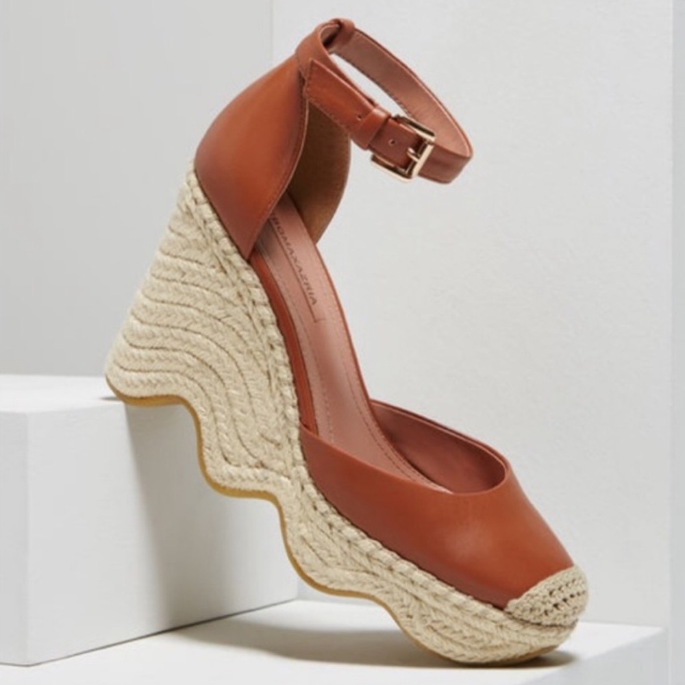 BCBGMaxAzria Espadrille Leather Wedges